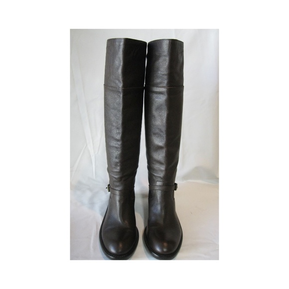 NEW BCBGeneration Brown Leather Riding Boot - Picture 1 of 8